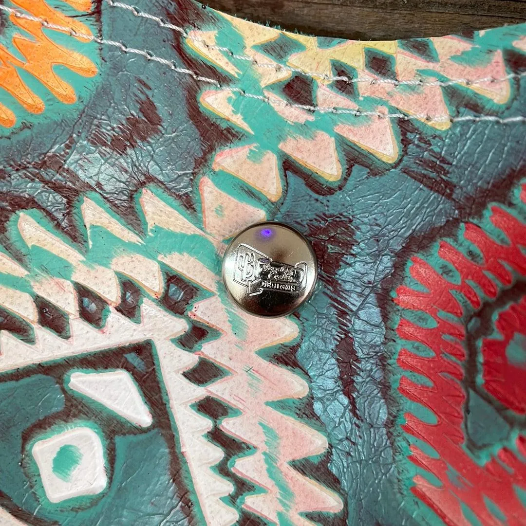 003 Trisha - Blank Slate w/ Rainbow Aztec