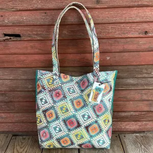 003 Trisha - Blank Slate w/ Rainbow Aztec