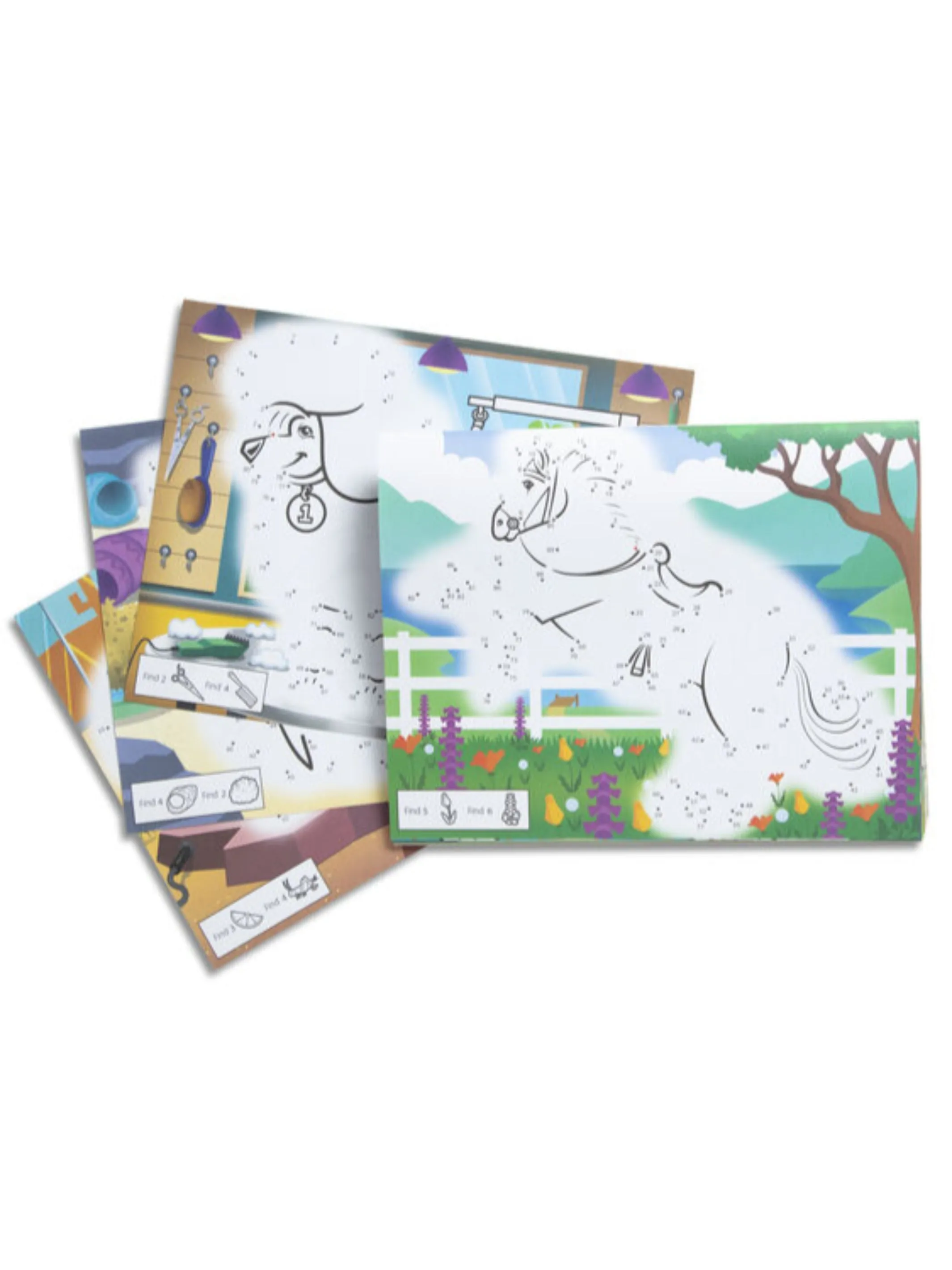 123 Dot-to-Dot Coloring Pad - Pets