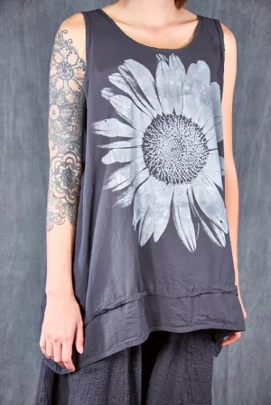 1599 Garden Tiered Tank Black Sand-P