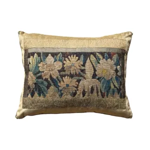 17th C. Flemish Tapestry Fragment (#T101624A&B | 15.5" x 20")