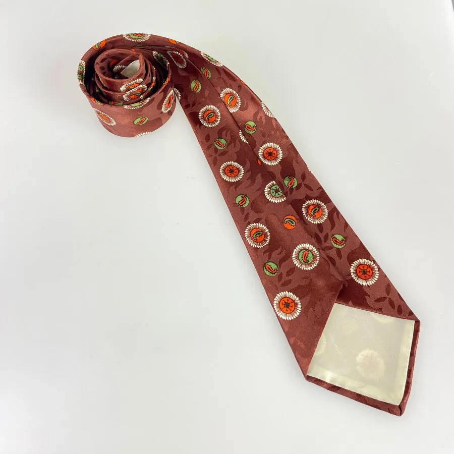 1940's Paisley Dot Tie