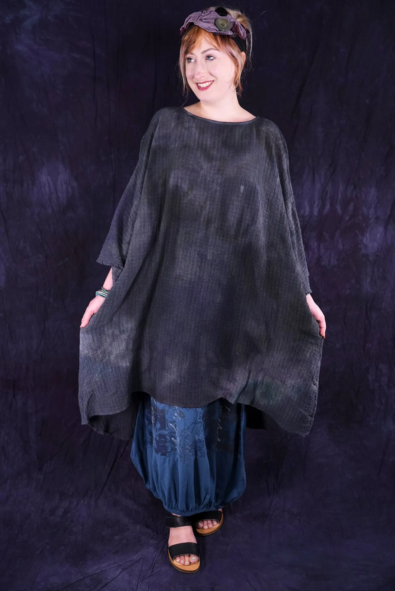 2282 Ana Tunic Storm Cloud-O/S