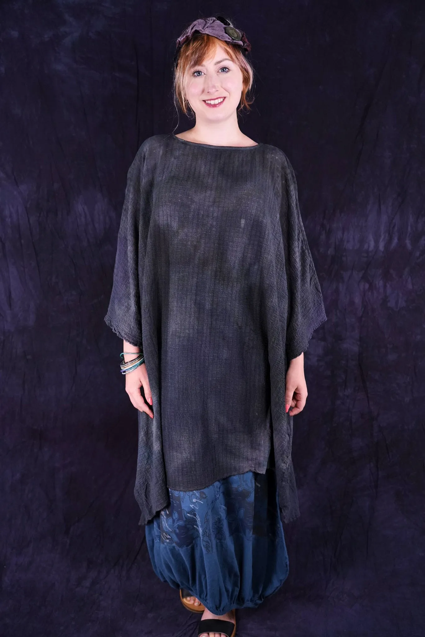 2282 Ana Tunic Storm Cloud-O/S