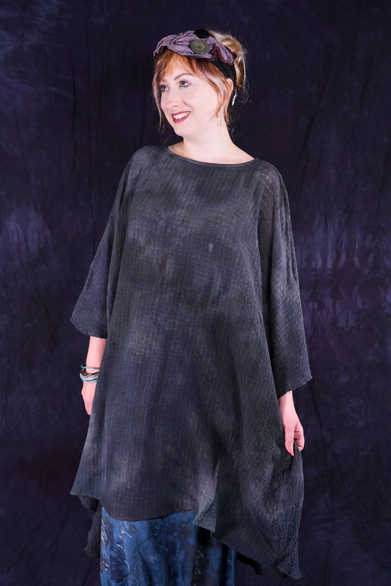 2282 Ana Tunic Storm Cloud-O/S