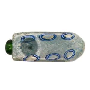 4” Color Dot Frit Brick Glass Pipe - Color May Vary - (1 Count)