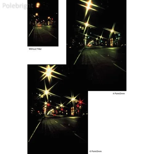 49mm 4pt/2mm Grid Star Effect Filter - Polebright updated