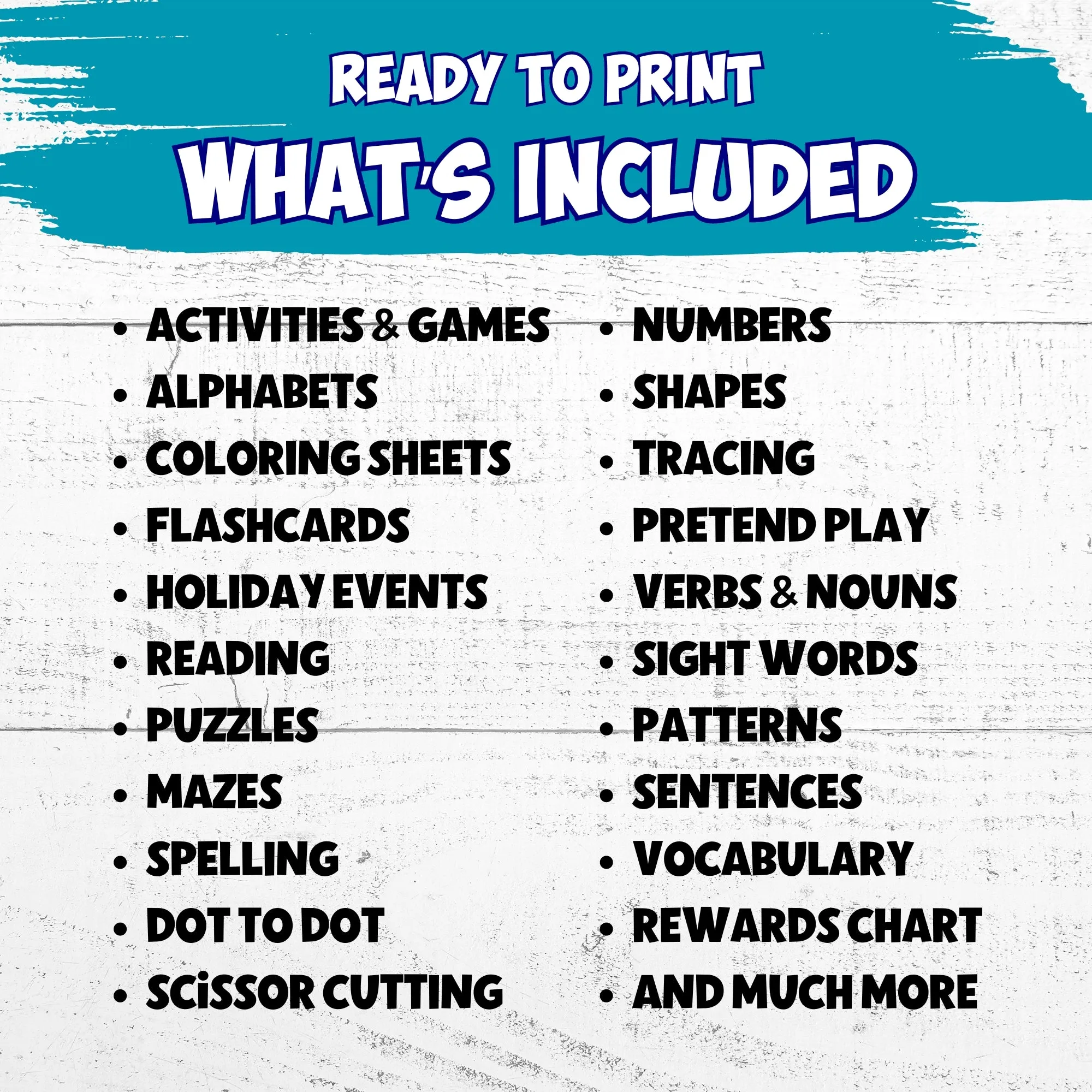 5,000  Pre-k and Kindergarten Worksheets Ultimate Bundle