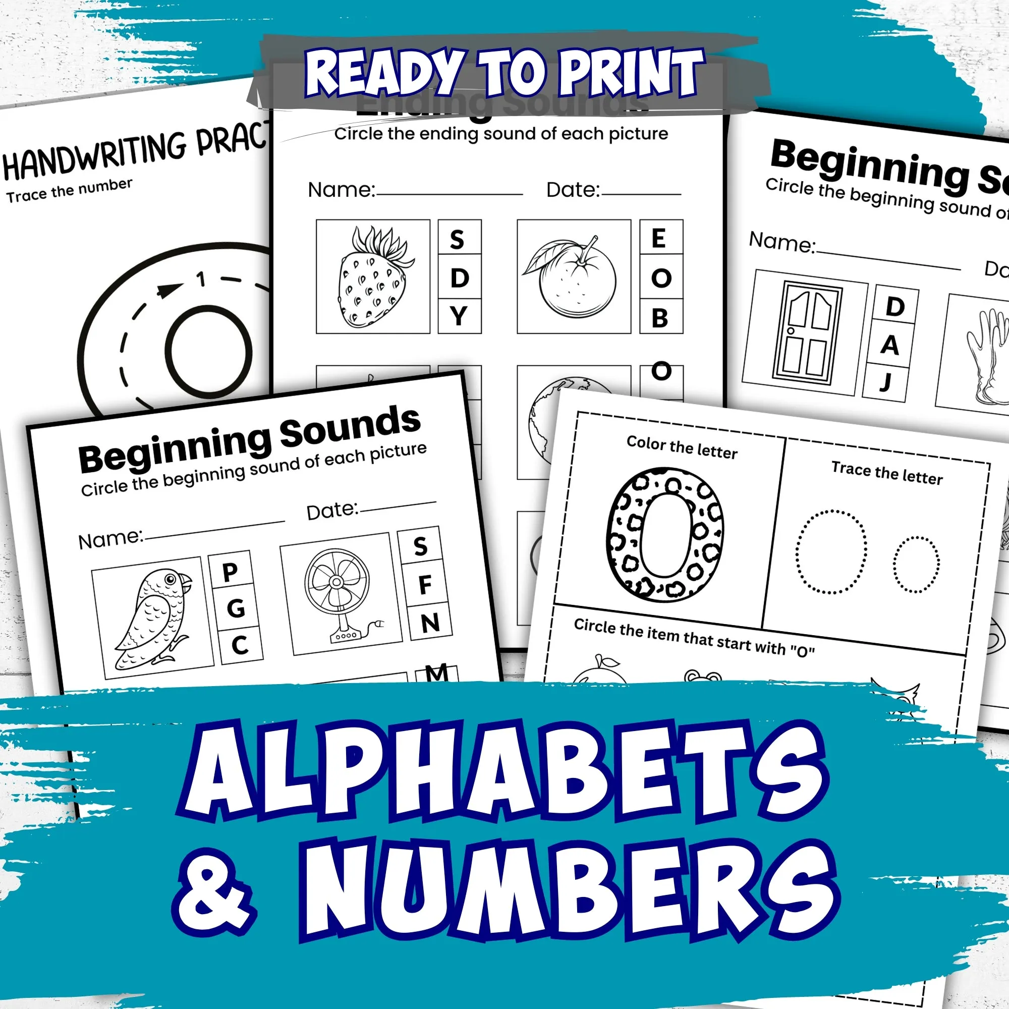 5,000  Pre-k and Kindergarten Worksheets Ultimate Bundle