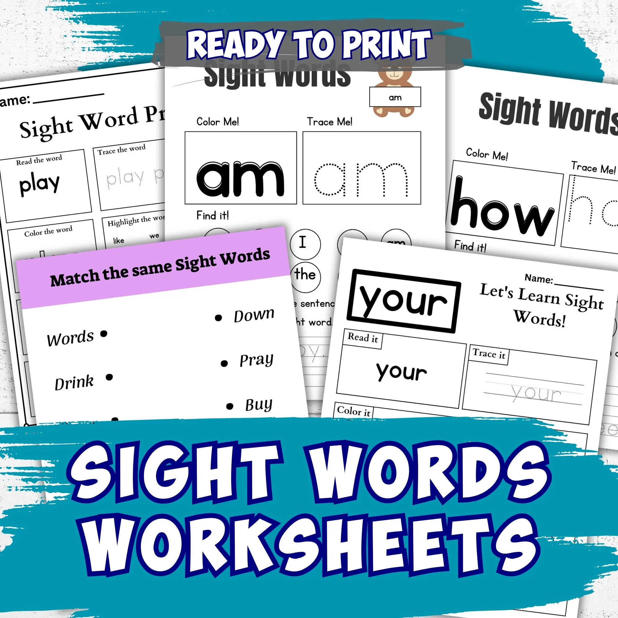 5,000  Pre-k and Kindergarten Worksheets Ultimate Bundle
