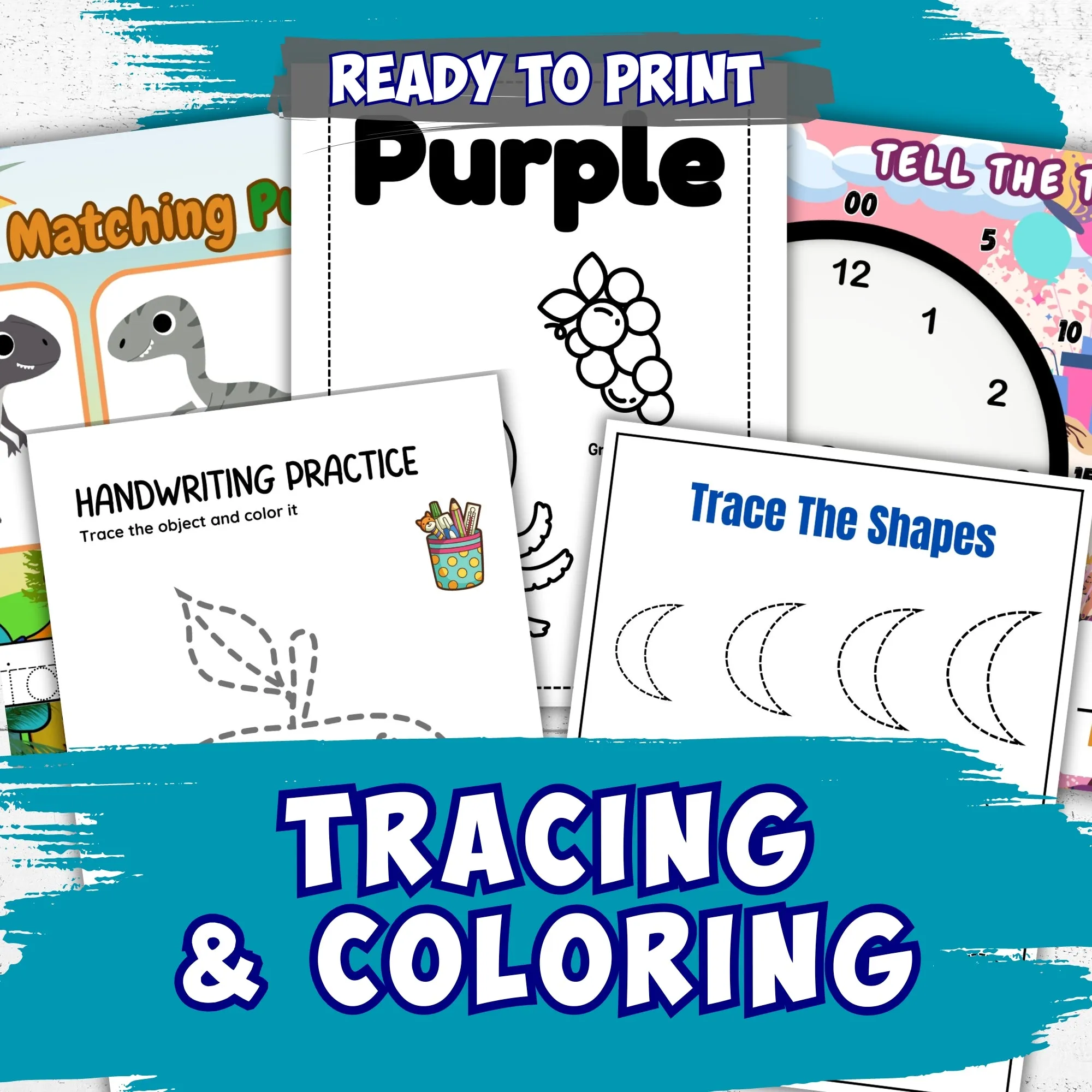 5,000  Pre-k and Kindergarten Worksheets Ultimate Bundle
