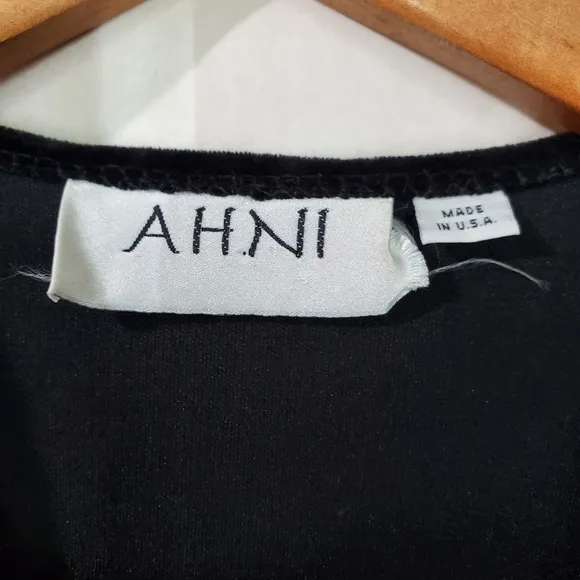 AHNI Art To Wear Lagenlook 2 Piece Velvet Tapestry Kimono Vest/LS Dress VTG