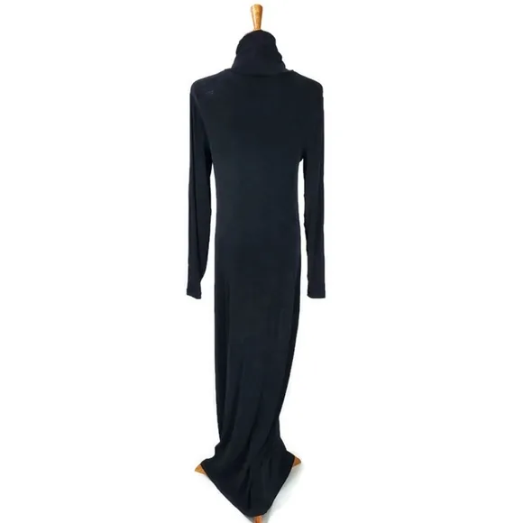 AHNI Art To Wear Lagenlook 2 Piece Velvet Tapestry Kimono Vest/LS Dress VTG