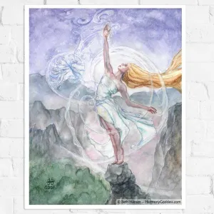 Air Mother Goddess Art Print