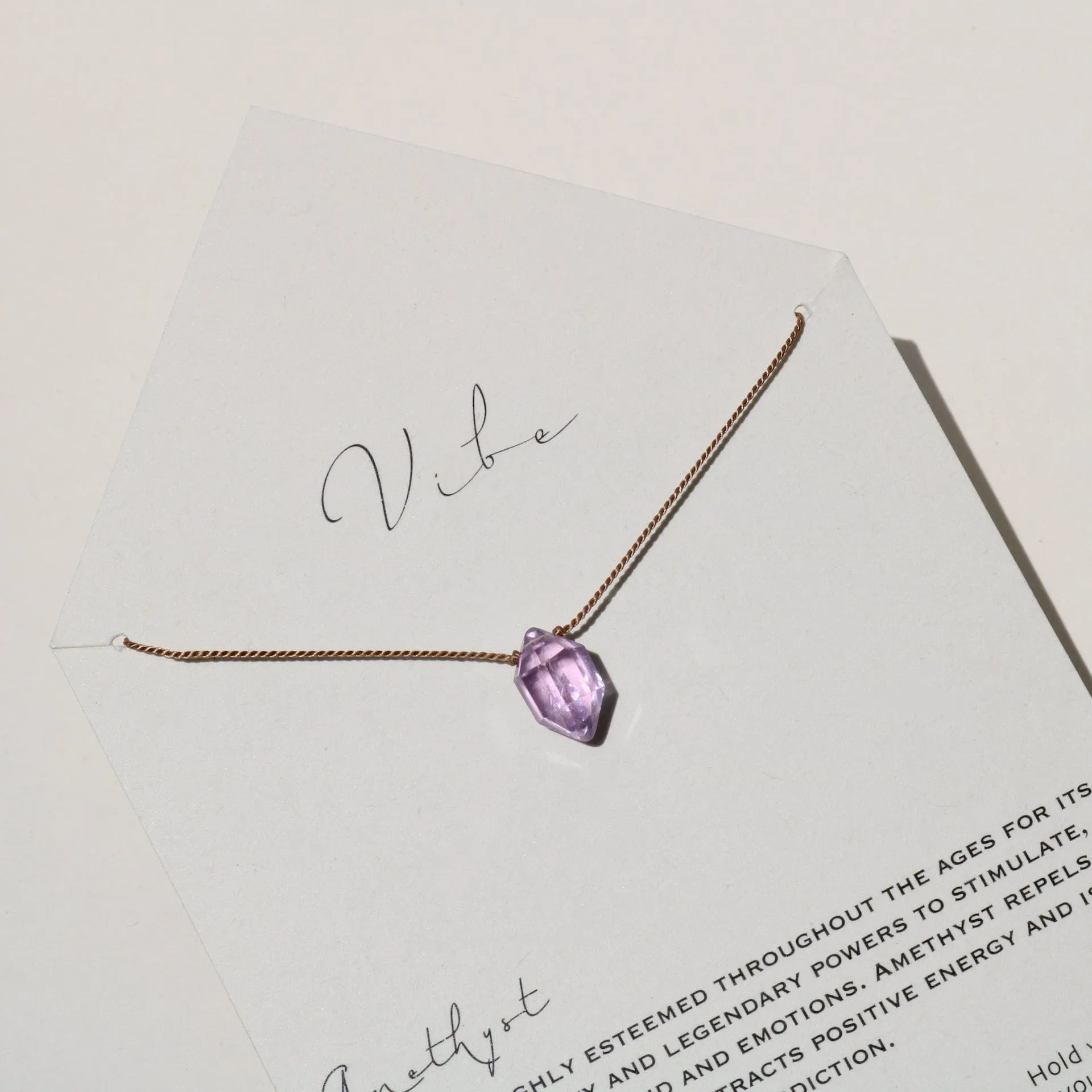AMETHYST DOUBLE TERMINATED POINT