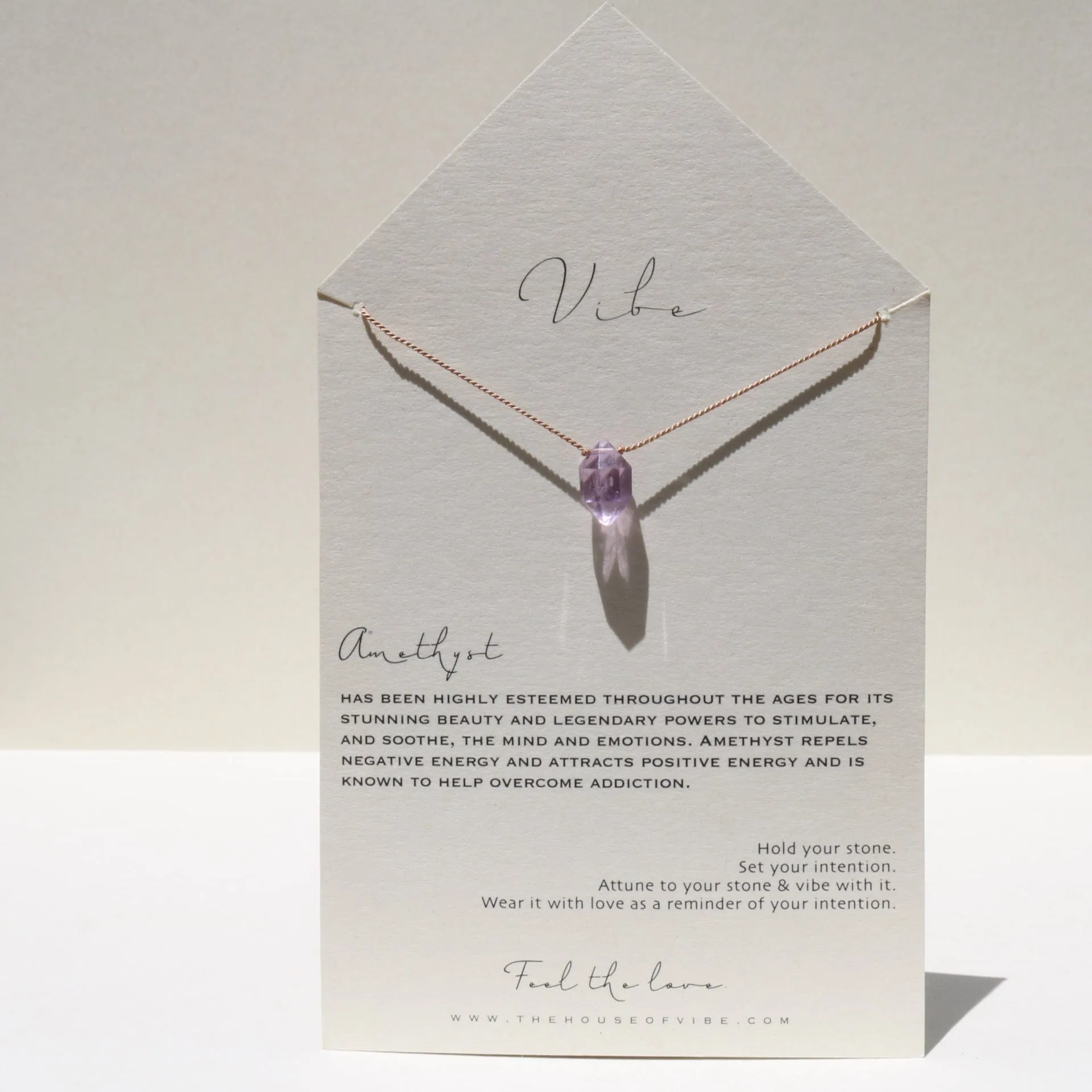 AMETHYST DOUBLE TERMINATED POINT