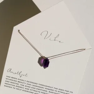 AMETHYST DOUBLE TERMINATED POINT