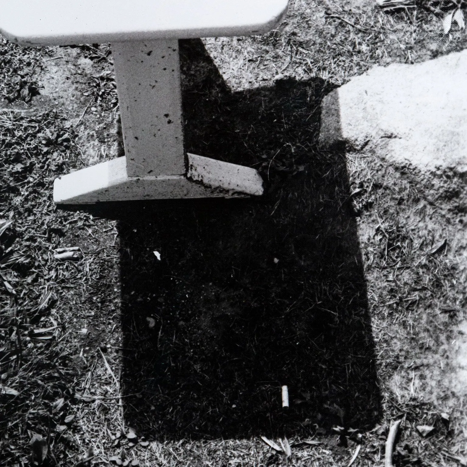 ANDY WARHOL "OUTDOOR BENCH" GELATIN SILVER PRINT, 1976-86