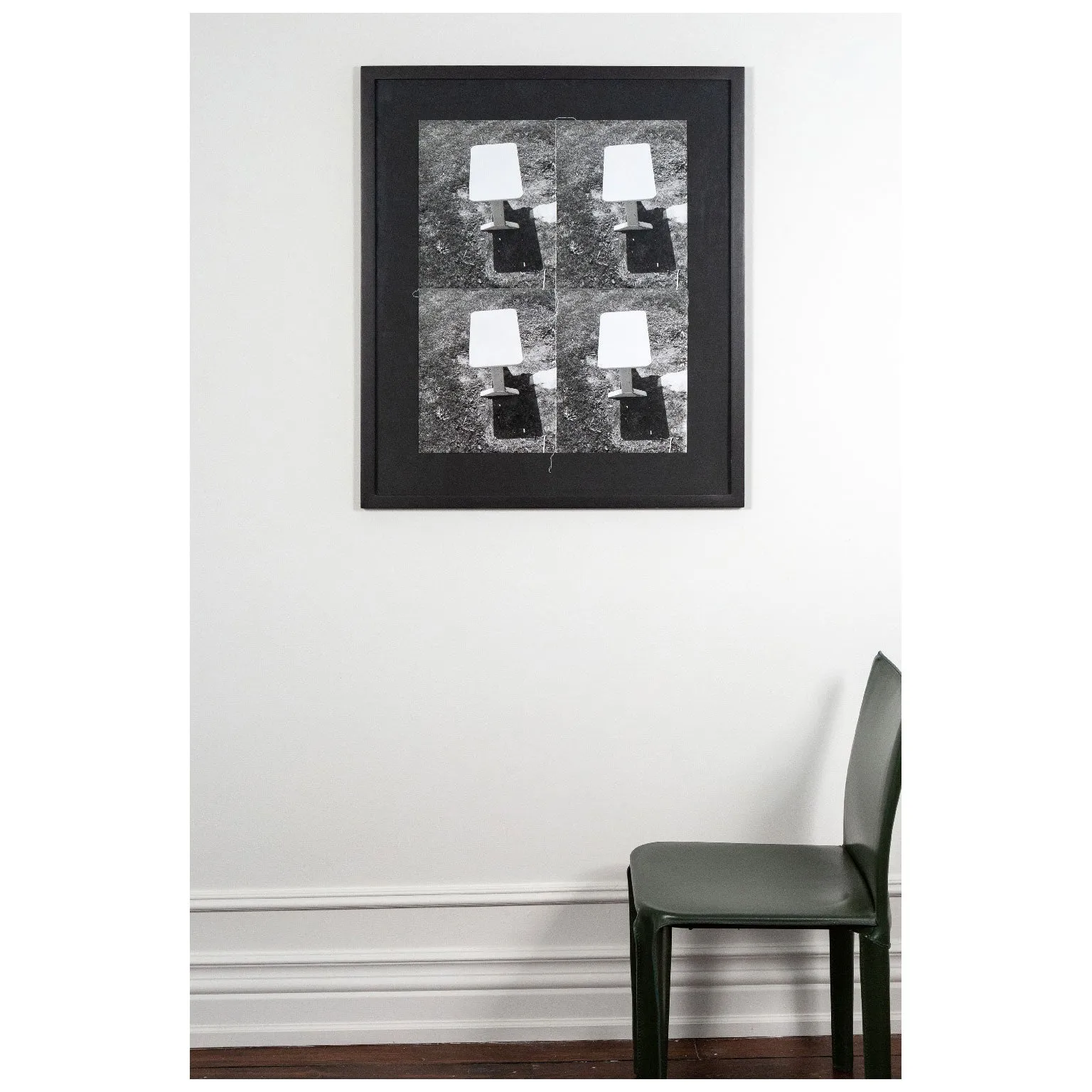 ANDY WARHOL "OUTDOOR BENCH" GELATIN SILVER PRINT, 1976-86