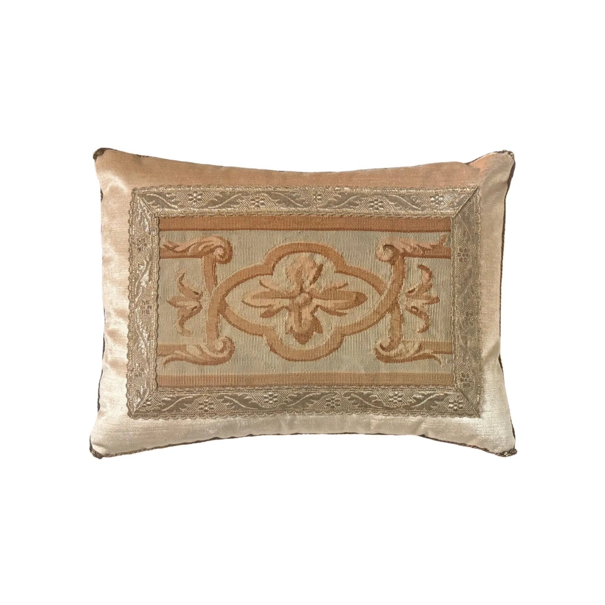 Antique Aubusson Tapestry Fragment (#T071624 | 13 x 18")