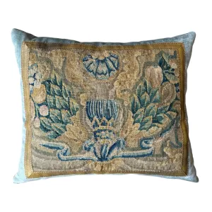 Antique Tapestry Fragment (#T100224 | 22 x 26")