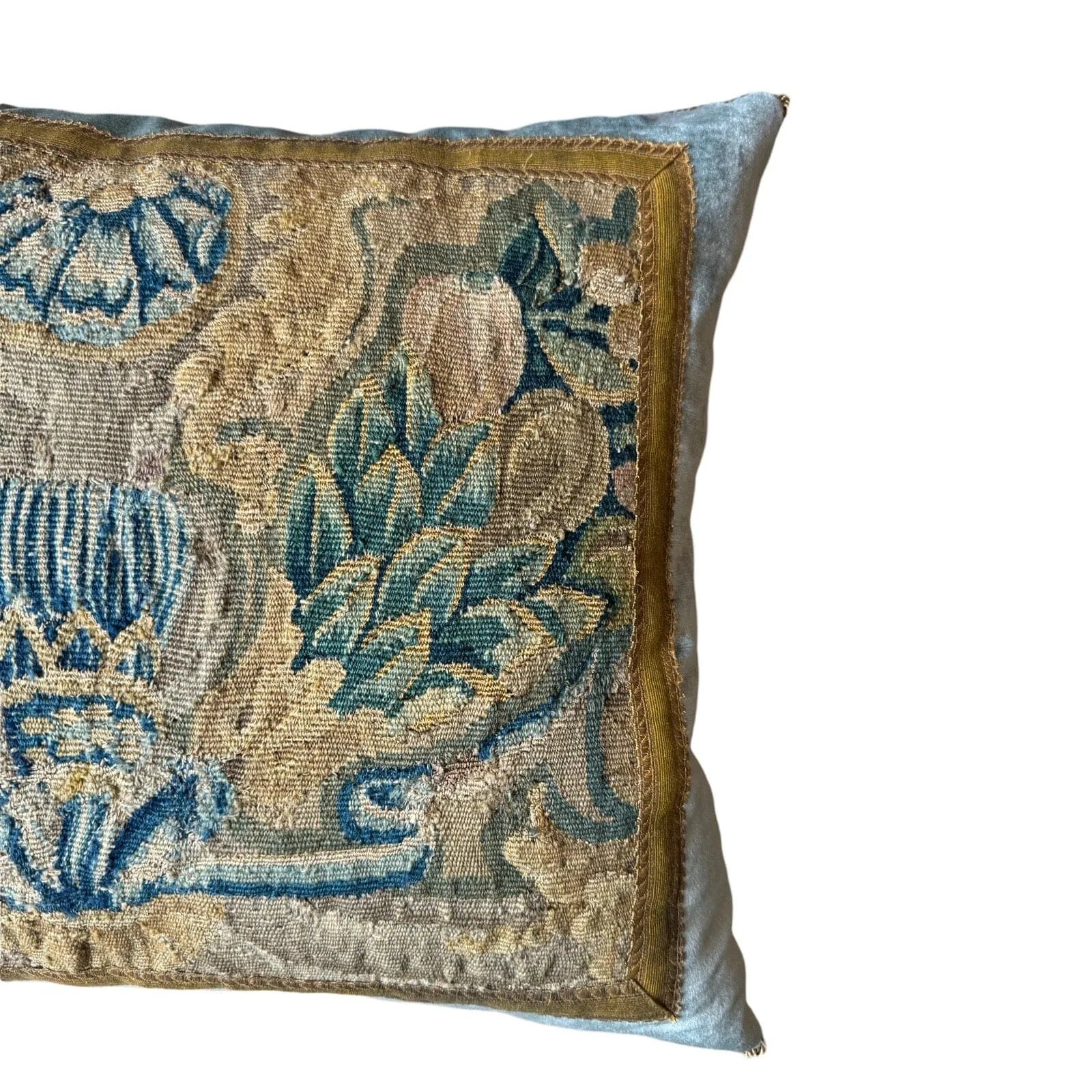 Antique Tapestry Fragment (#T100224 | 22 x 26")