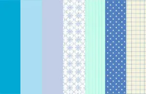 a|s cardstock - winter blues mini paper pack