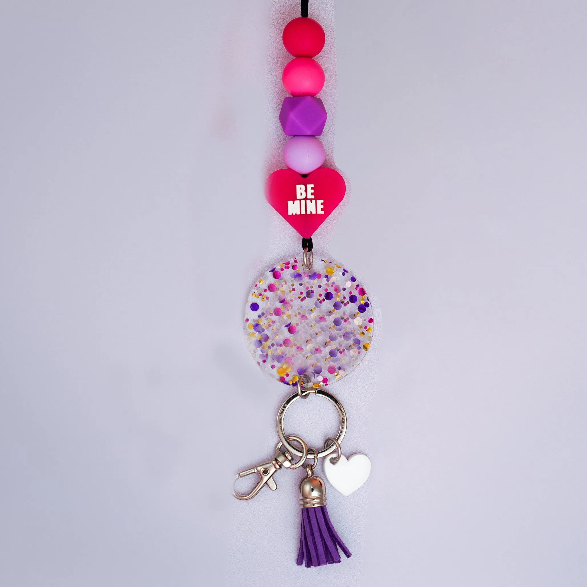 Be Mine Personalized Teacher Lanyard