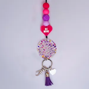 Be Mine Personalized Teacher Lanyard