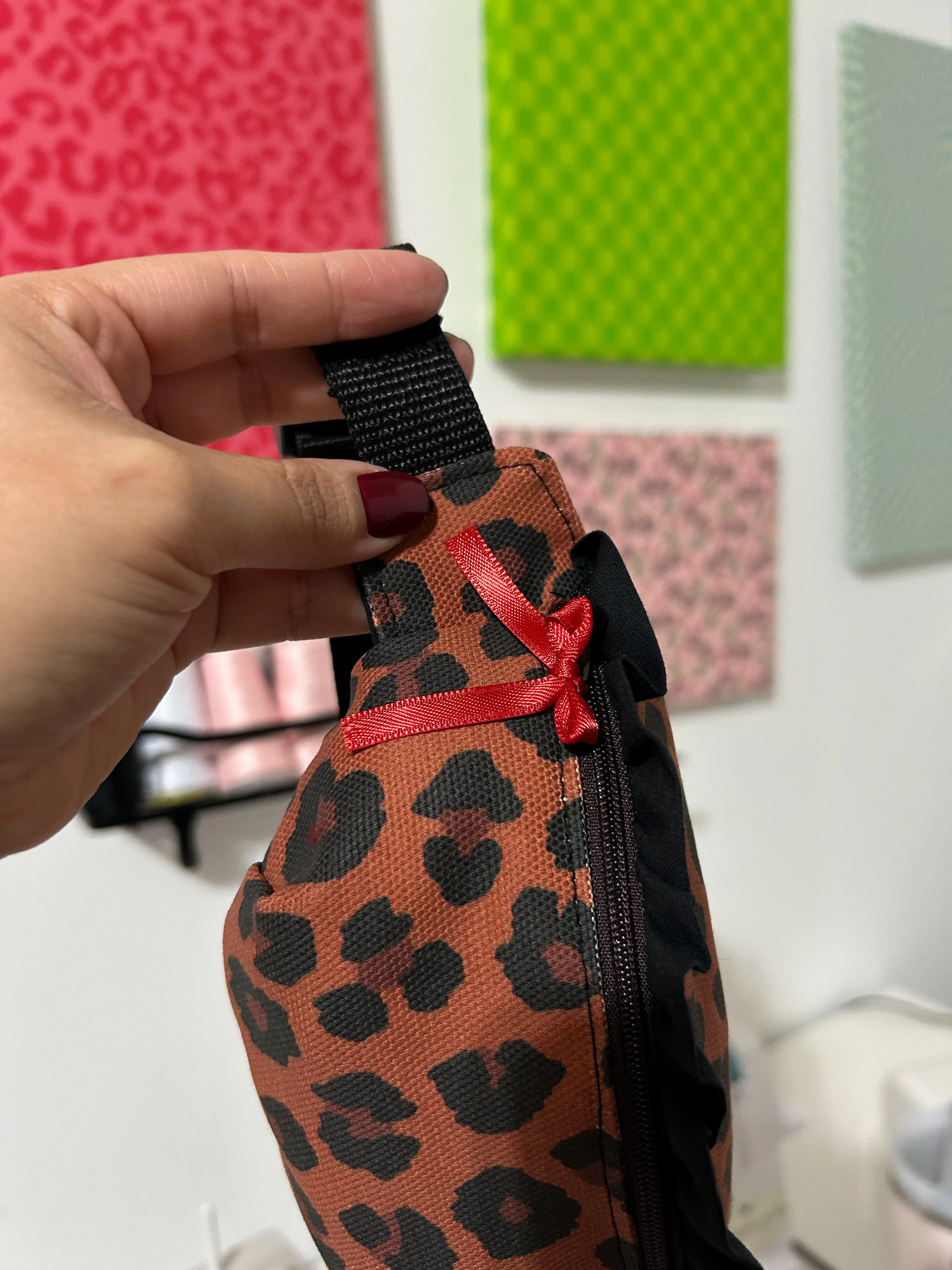 Belt Bag: (RUFFLE)Animal Print