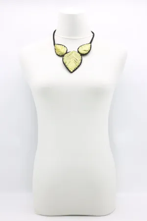 Biba Textile three leaves Necklaces
