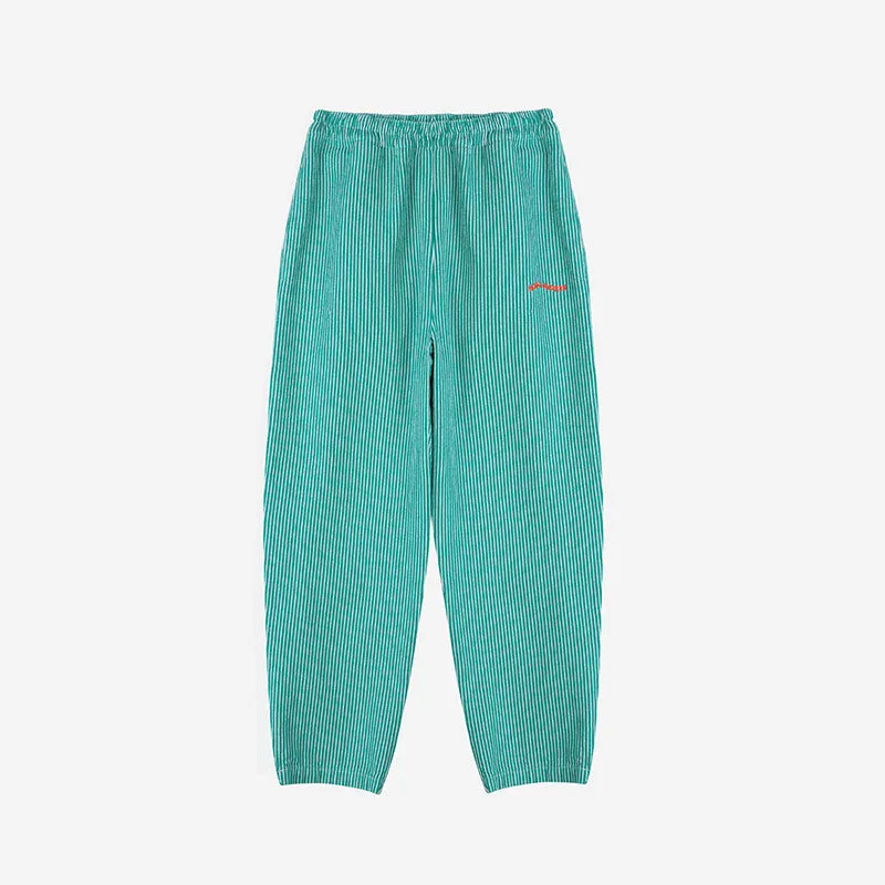 Bobo Choses Woman - Striped twill cocoon pants