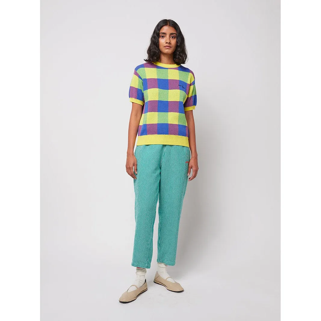 Bobo Choses Woman - Striped twill cocoon pants