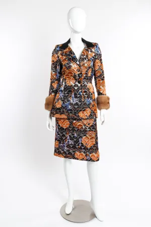 Brocade Jacket and Skirt Set