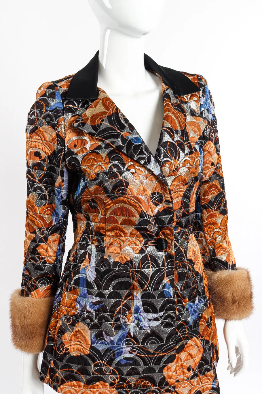 Brocade Jacket and Skirt Set
