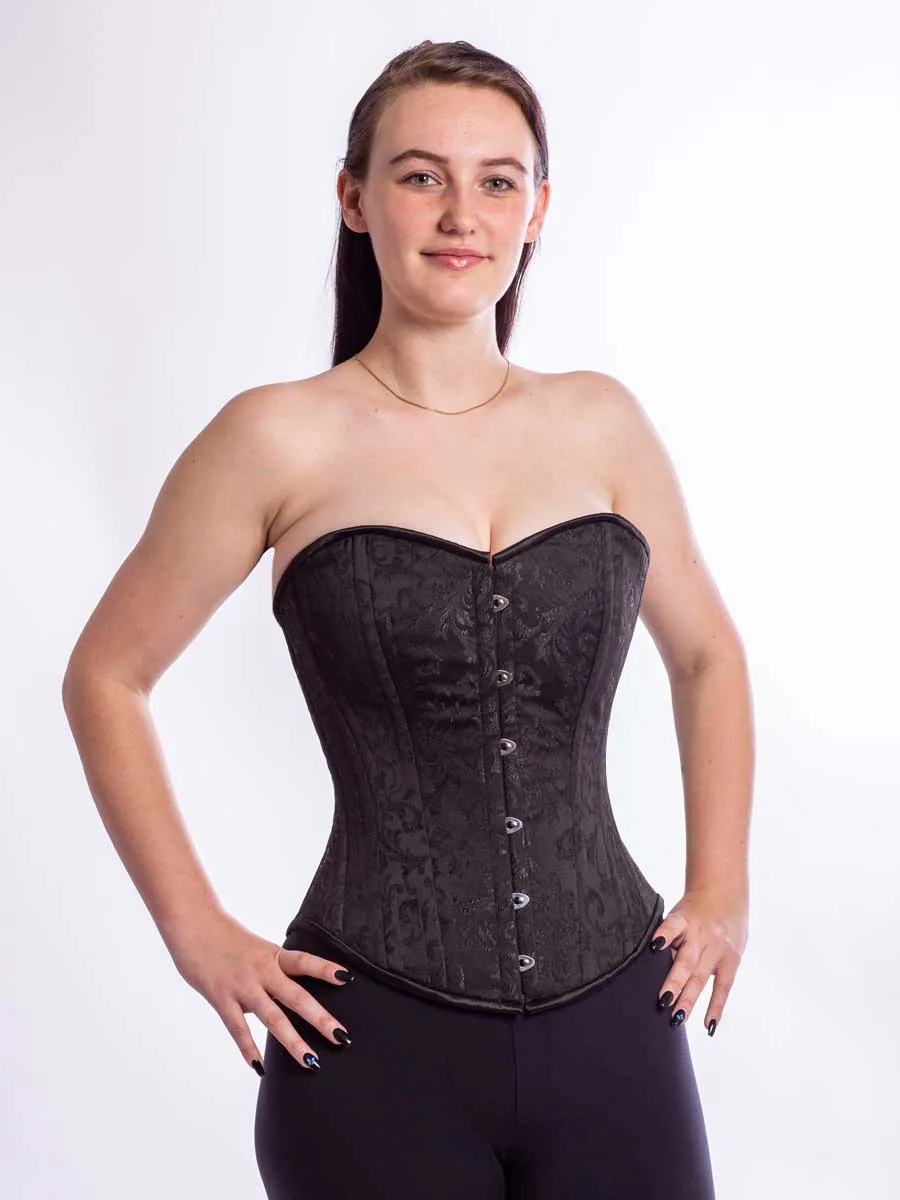 Brocade Romantic Curve Longline Overbust Corset : CS-530