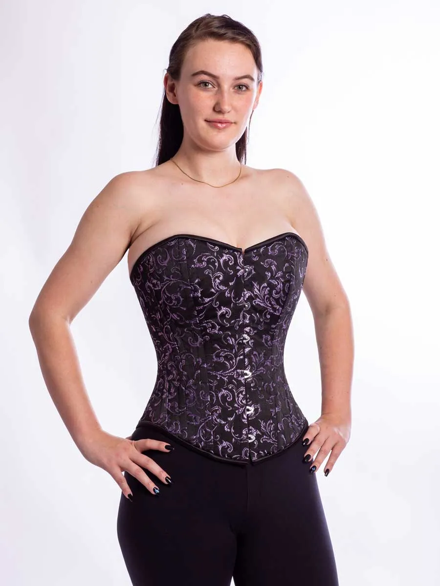 Brocade Romantic Curve Longline Overbust Corset : CS-530