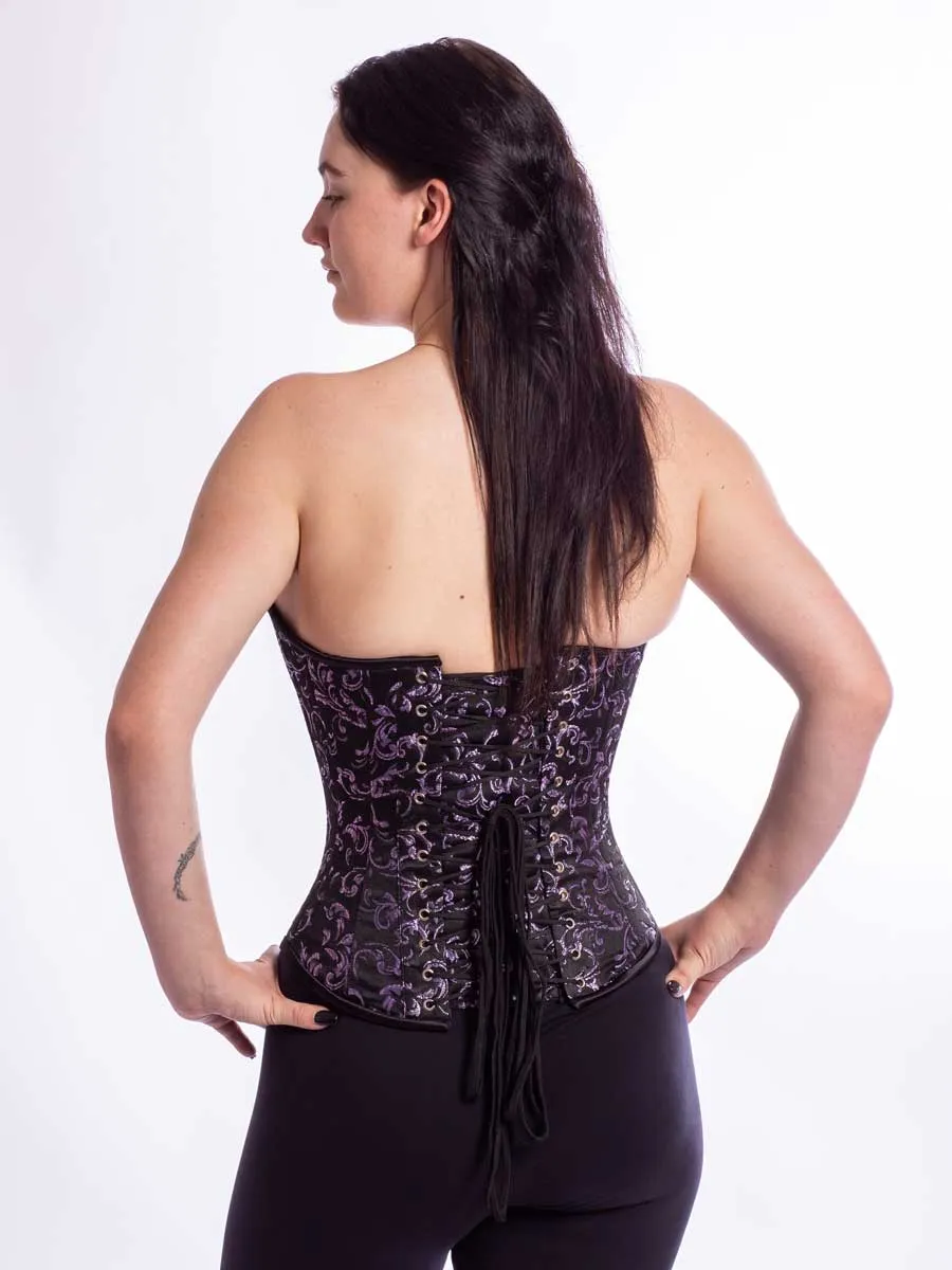 Brocade Romantic Curve Longline Overbust Corset : CS-530