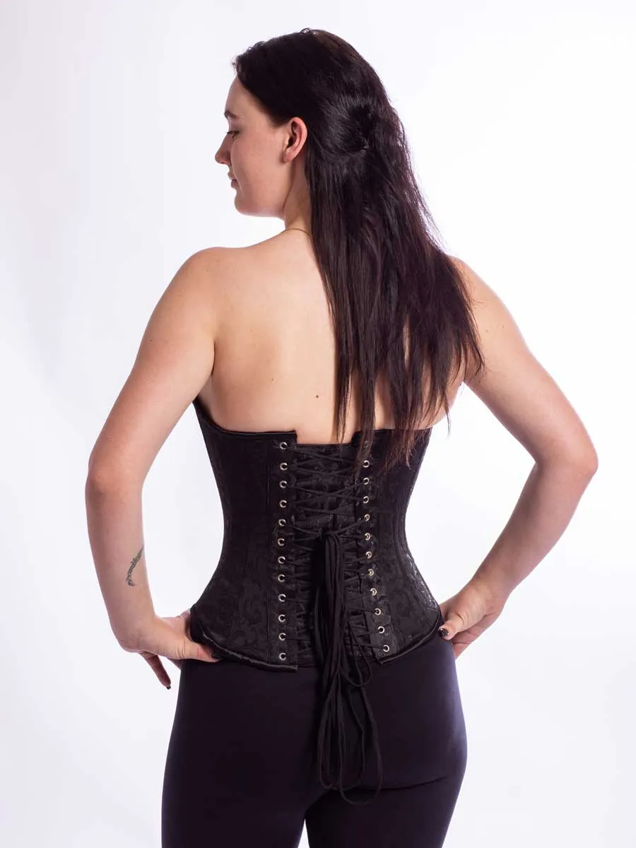 Brocade Romantic Curve Longline Overbust Corset : CS-530