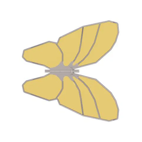 Butterfly Wings-Flat Shade Structure