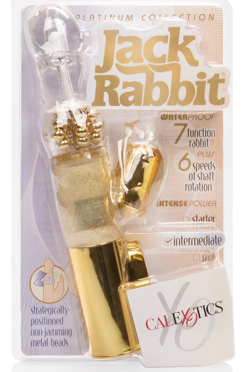 CalExotics Premium Silicone Jack Rabbit Gold