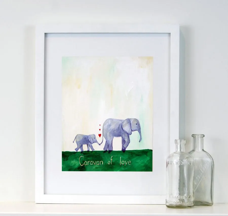 Caravan of Love  - Nursery Quote Art