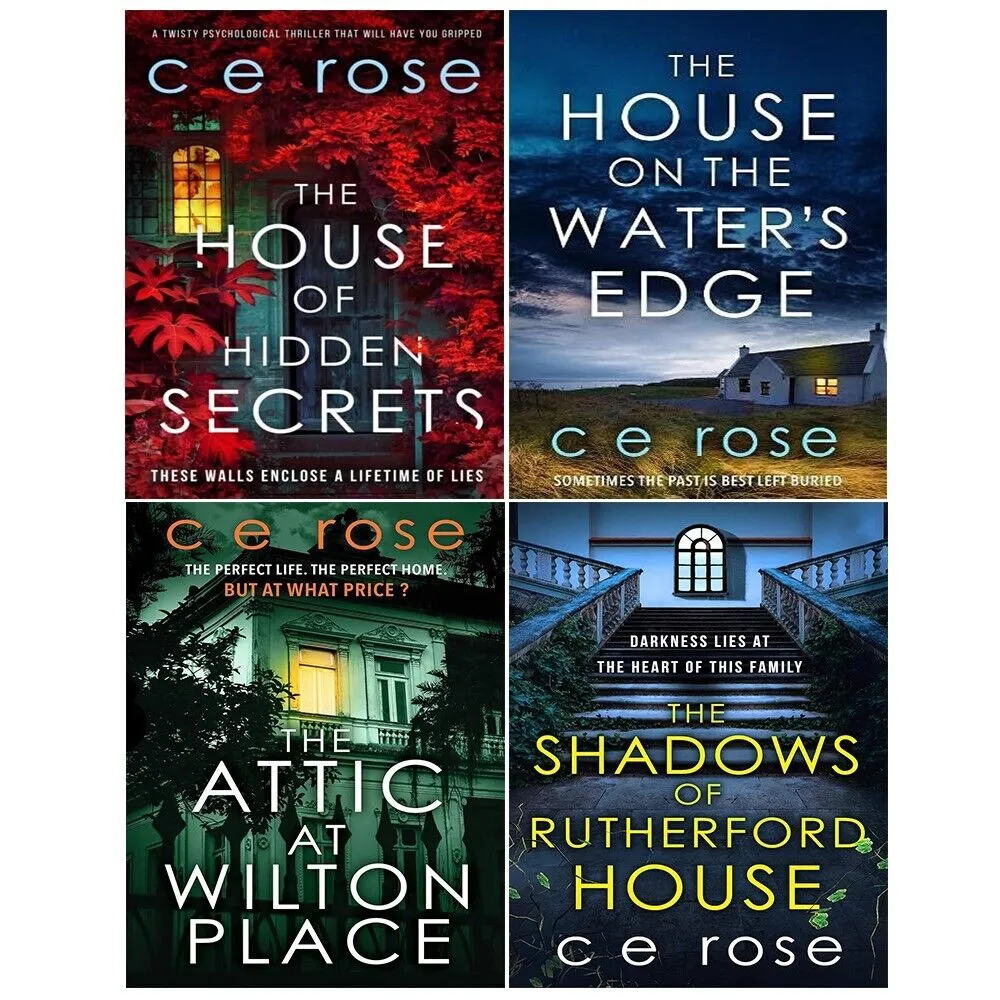 CE Rose Collection 4 Books Set House of Hidden Secrets,House on the Water's Edge