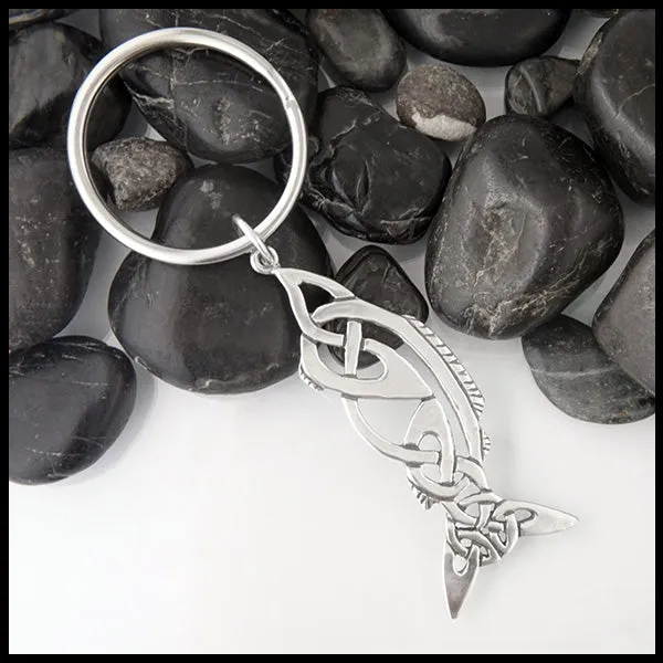 Celtic Fish Key Ring