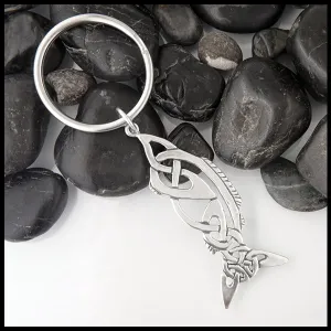 Celtic Fish Key Ring