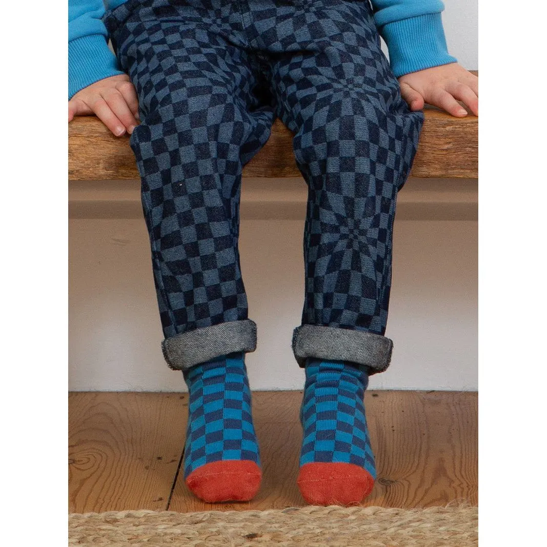 Chequerboard Socks - 3 Pack - 2 Left Size 2-4 years