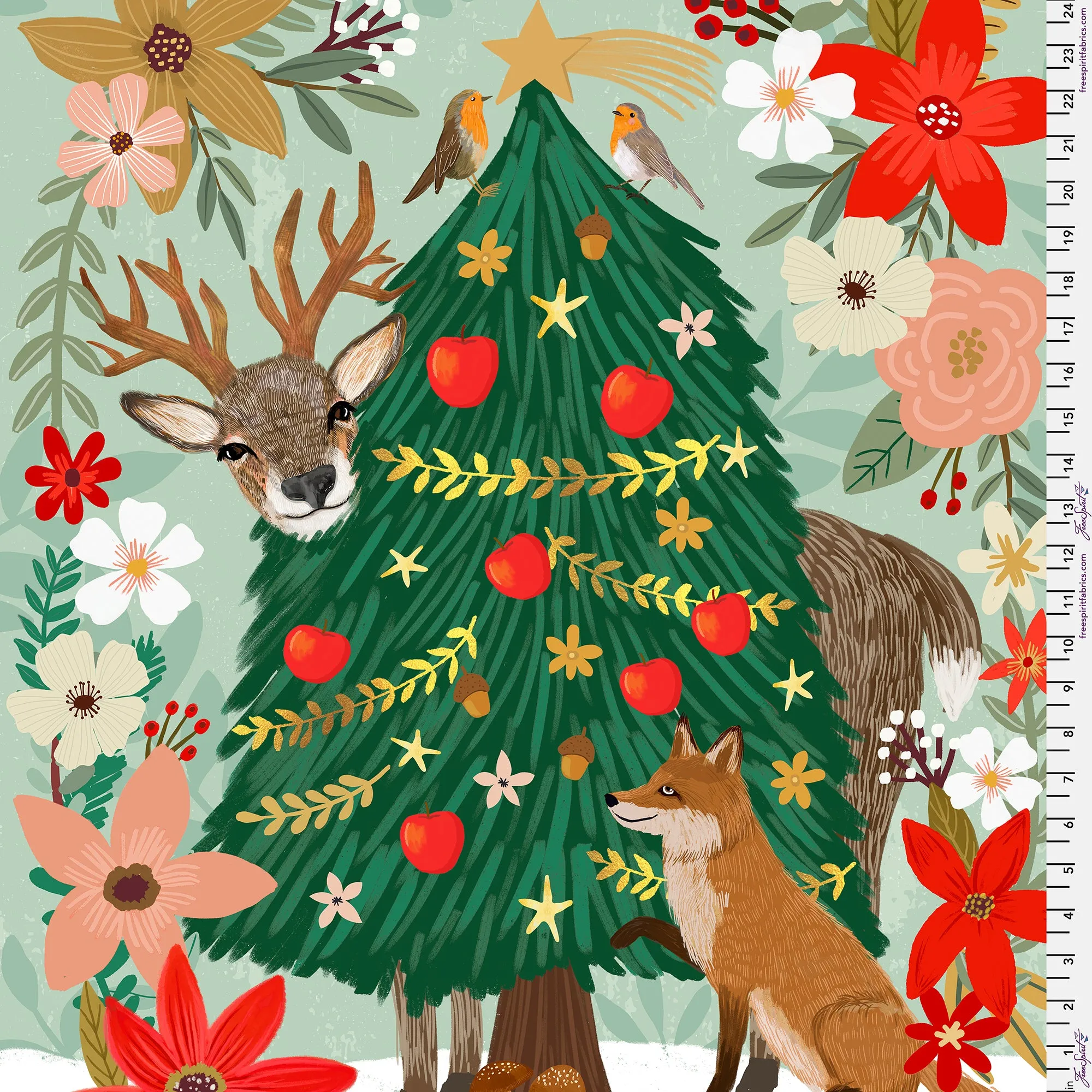 Christmas Spirit, Christmas Pine PANEL
