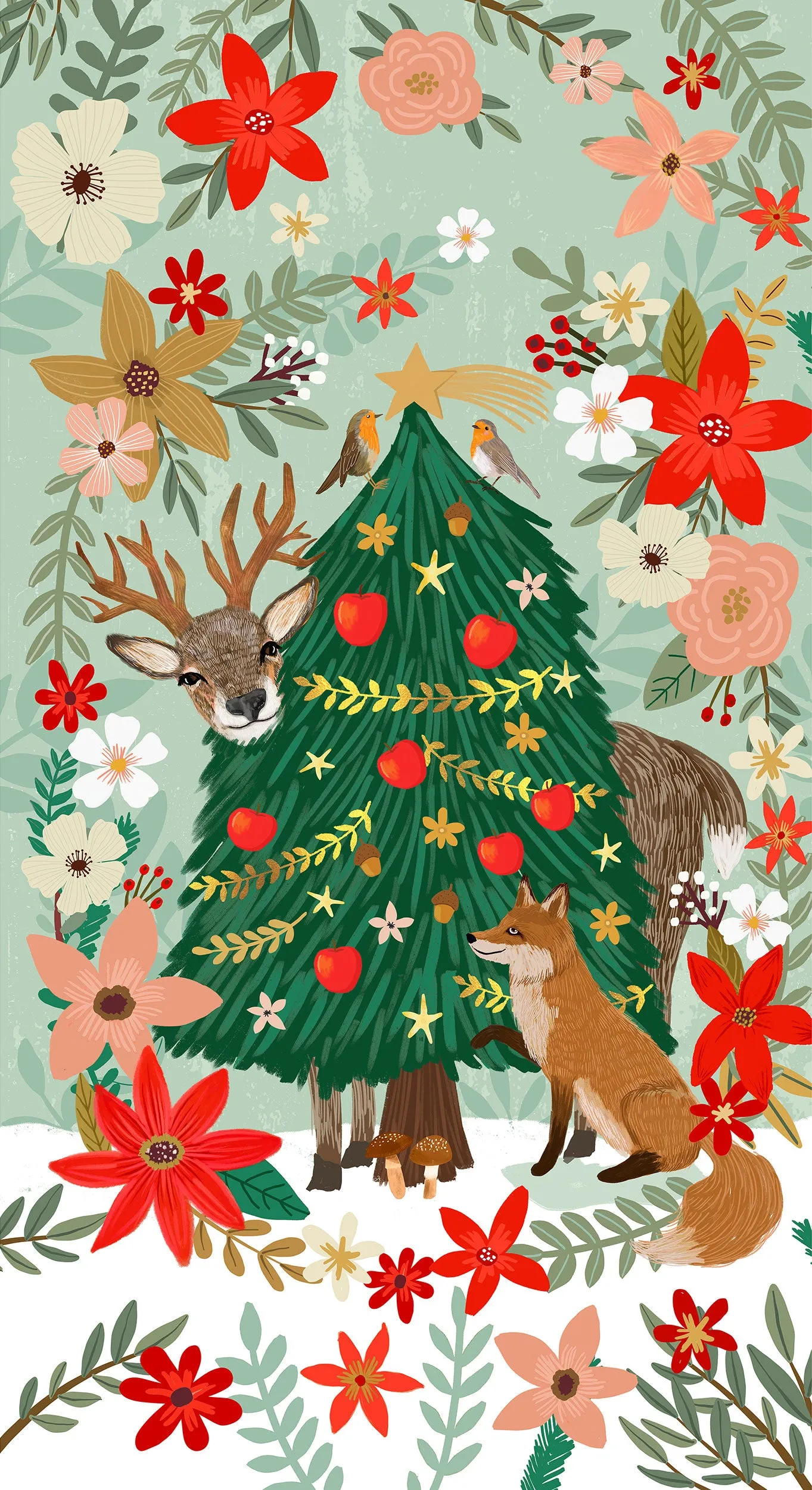 Christmas Spirit, Christmas Pine PANEL
