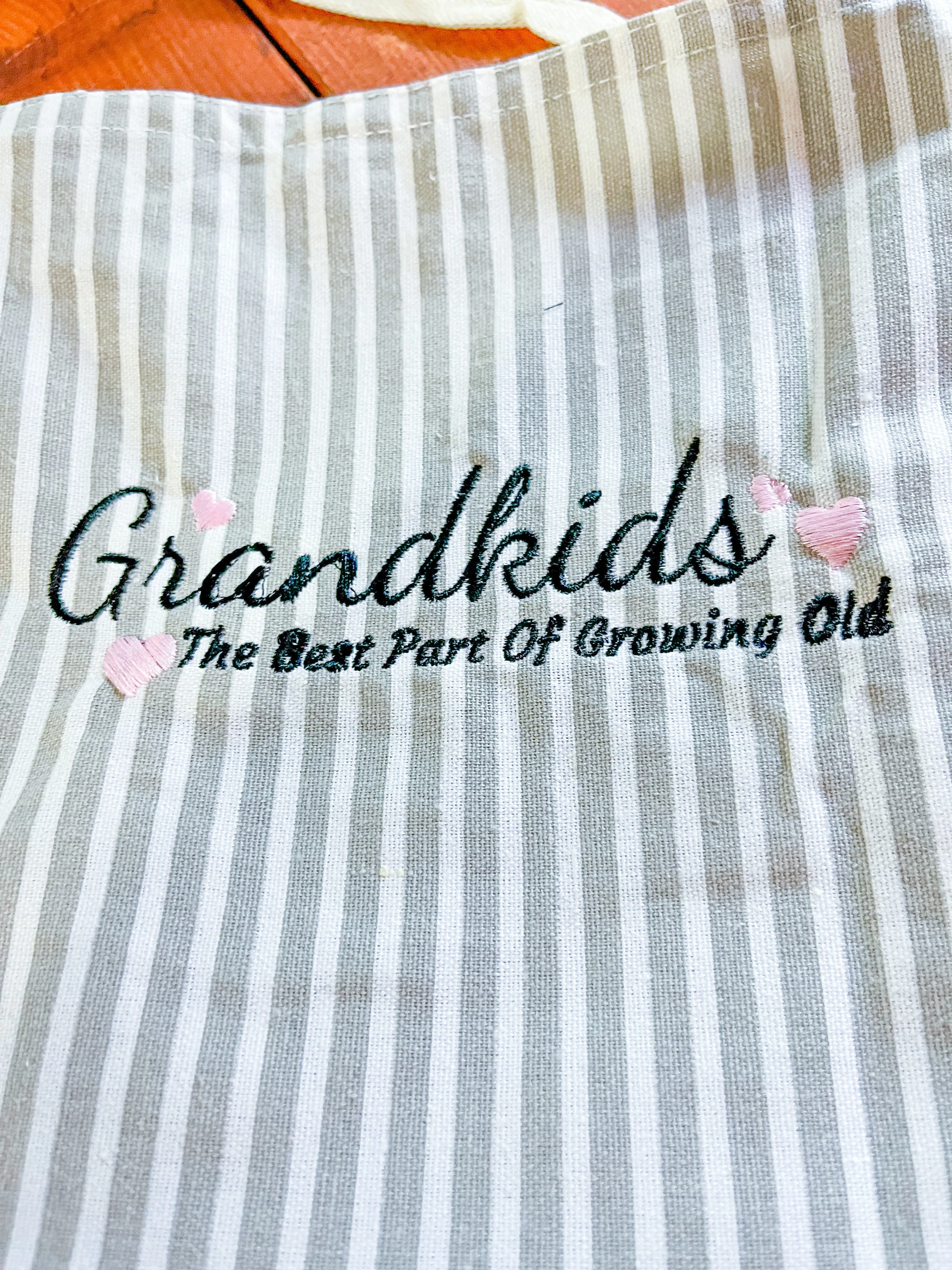 Cooking Aprons for Women (Gray Stripe)