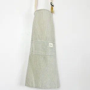 Cooking Aprons for Women (Gray Stripe)